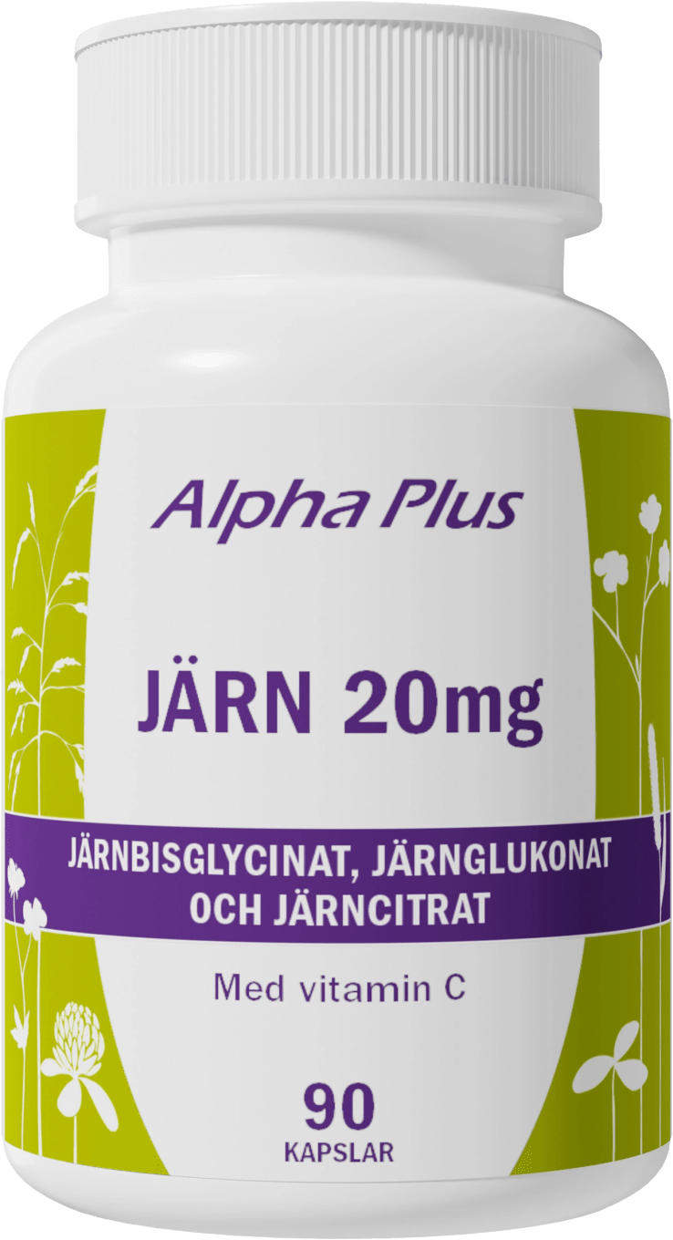 Alpha Plus Järn 20 mg 90 st Alpha Plus