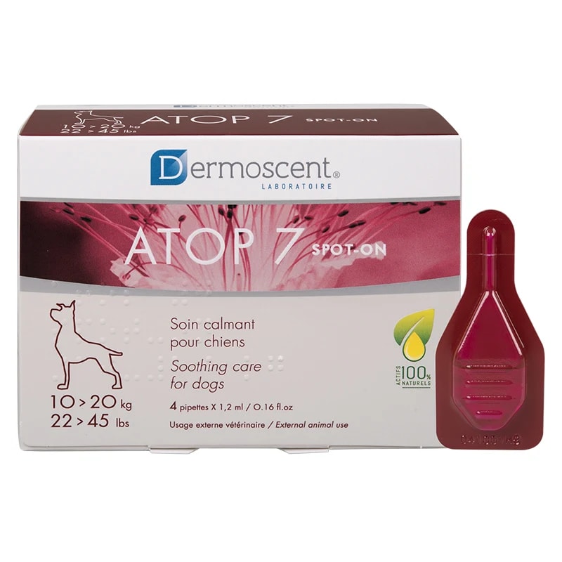 Dermoscent ATOP 7® Spot-on för hundar 10-20 kg 4 x 1,2 ml Dermoscent