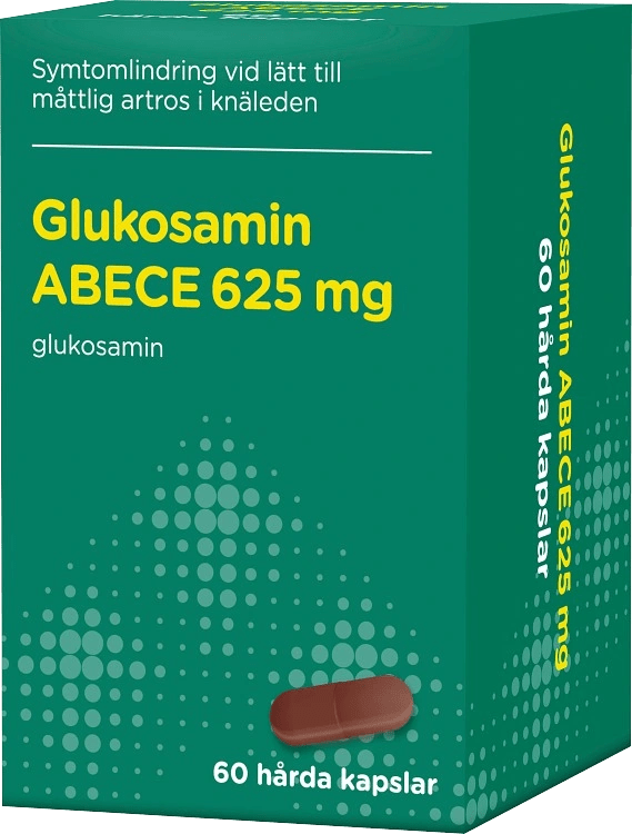 Glukosamin ABECE Kapsel hård 625 mg 60 st ABECE