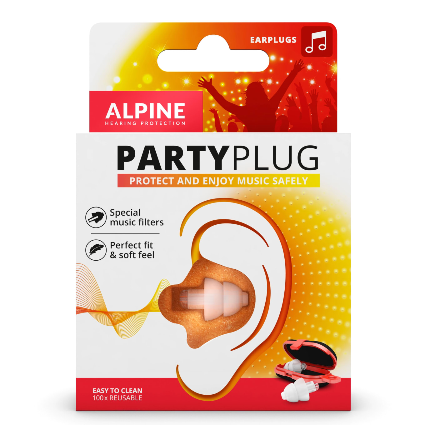 Alpine PartyPlug Earplugs 1 par Alpine