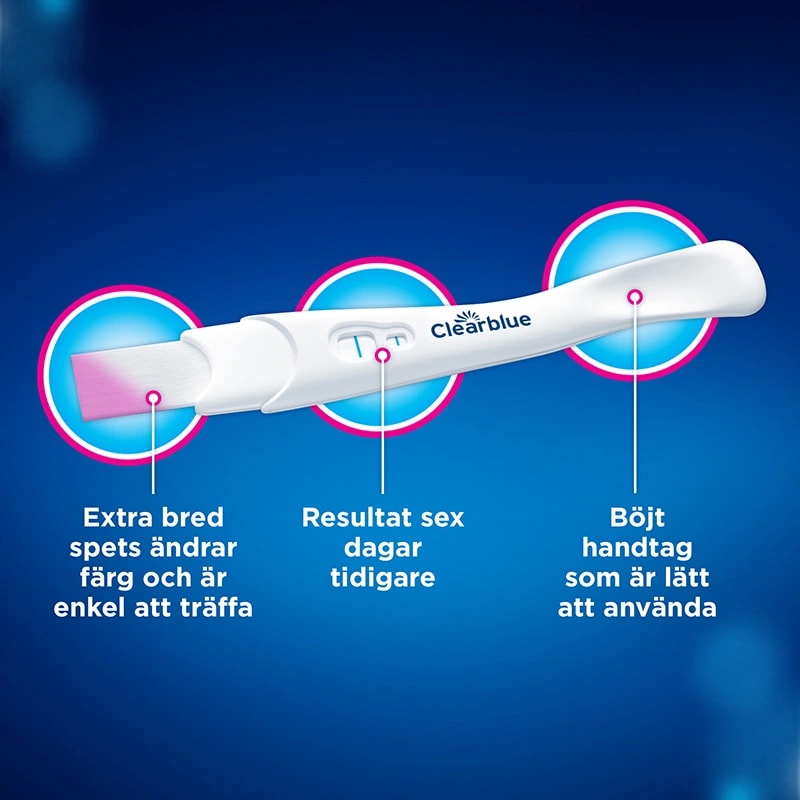 Clearblue Graviditetstest Ultratidigt 3-pack Clearblue