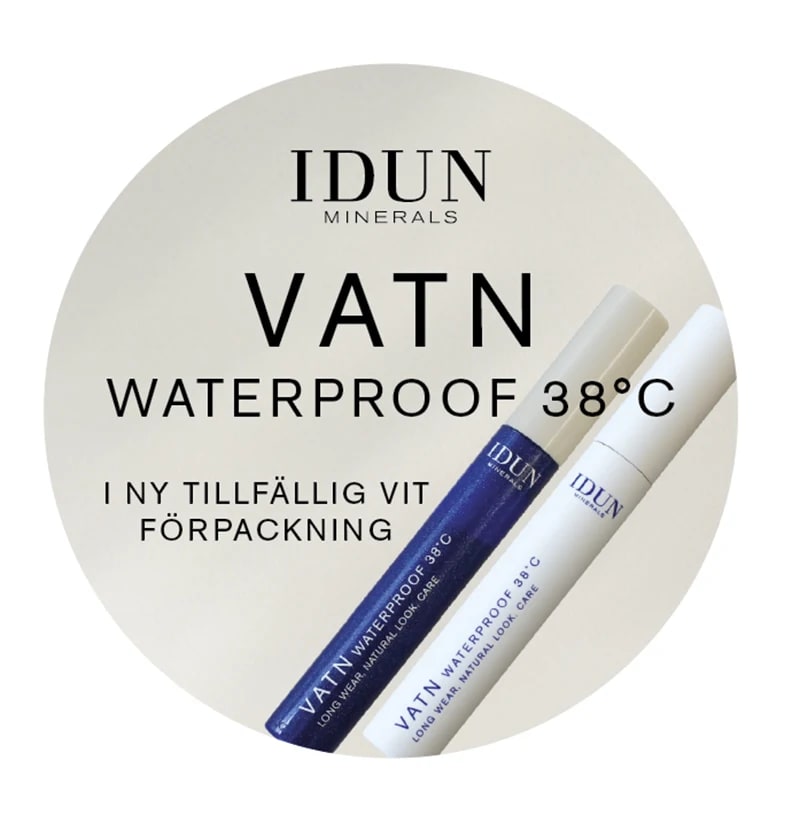 IDUN Minerals Mascara Vatn Waterproof 38°C 10 ml IDUN Minerals