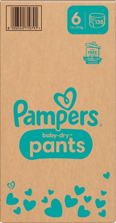 Pampers Baby-Dry stl 6 15 kg+ 138 st Pampers