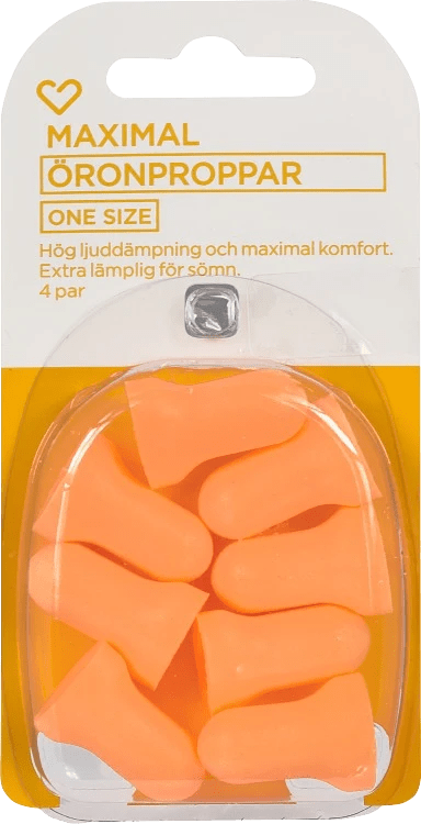 Hjärtats öronproppar maximal 4 par Hjärtats