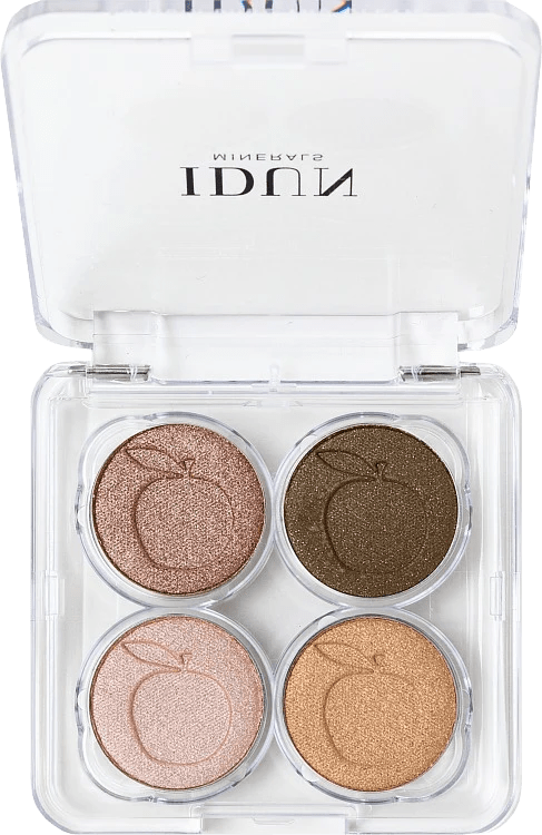 IDUN Minerals Mineral Eyeshadow Palette 4 g Brunkulla IDUN Minerals