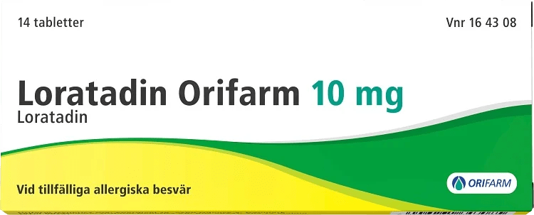 Loratadin Orifarm tablett 10 mg 14 st Orifarm