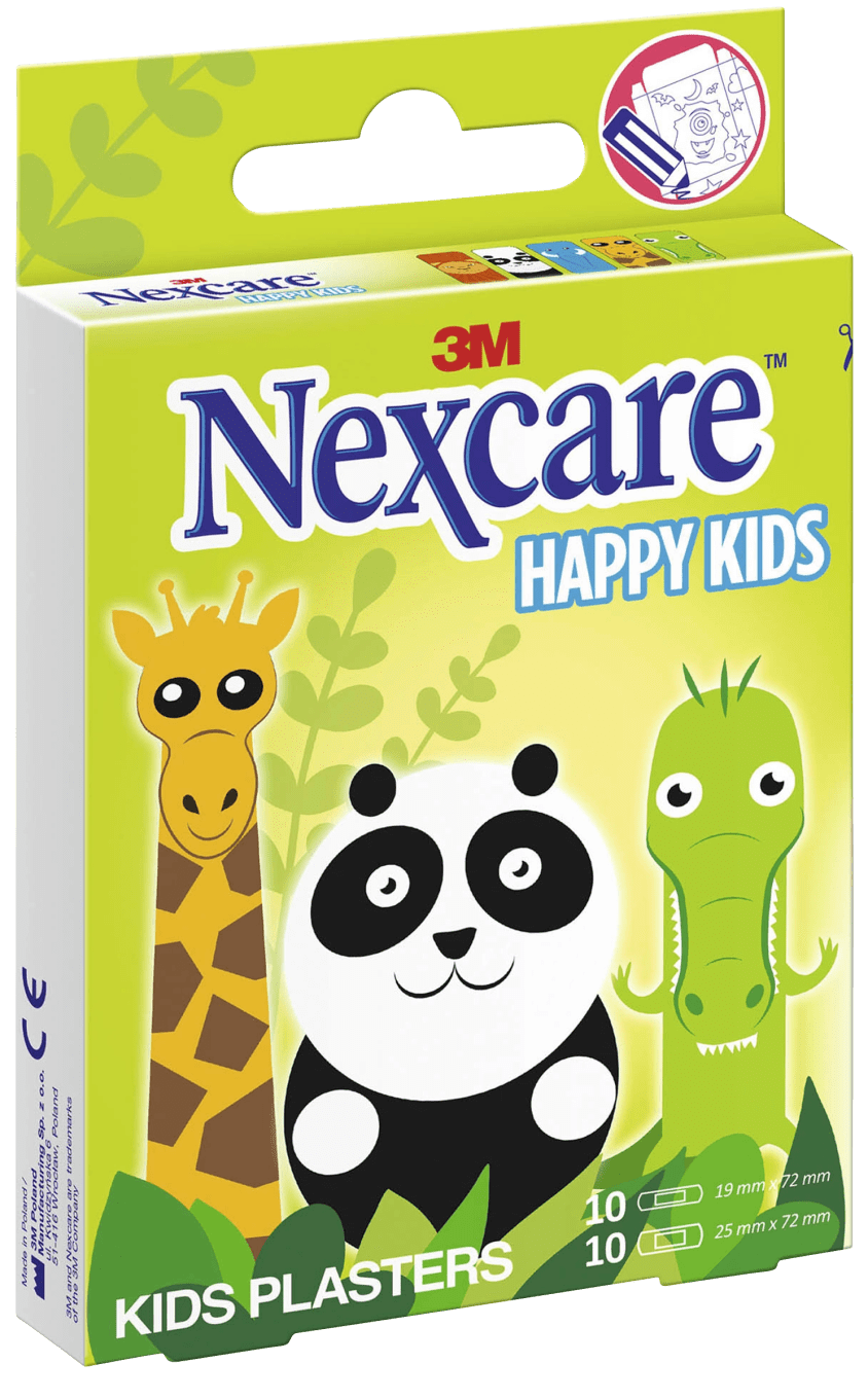 Nexcare Happy Kids Plåster 20 st Djur Nexcare