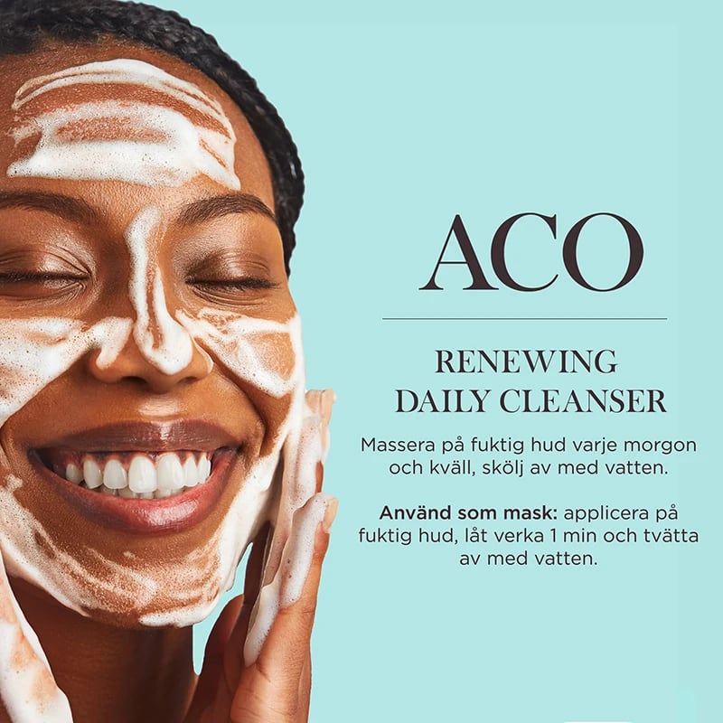 ACO Face Pure Glow Renewing Daily Cleanser Parfymerad 150 ml ACO