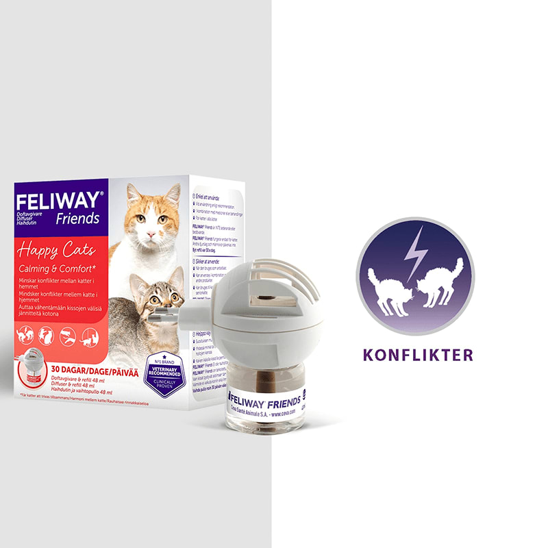 Feliway Friends Doftavgivare med Refill för katt Feliway