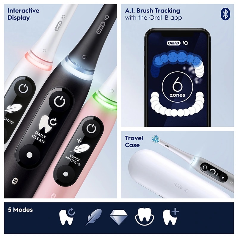 Oral-B Eltandborste iO6 Rosa Oral-B