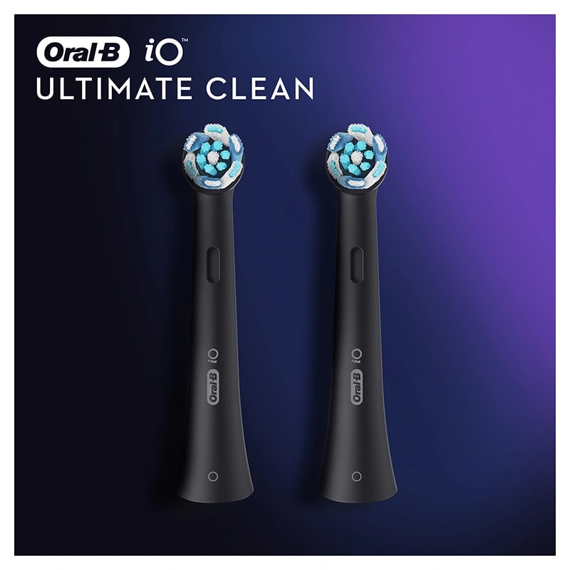 Oral-B iO Ultimate Clean Black Borsthuvud 2-pack Oral-B