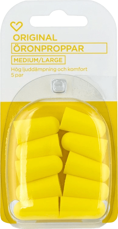 Hjärtats öronproppar medium/large 5 par Hjärtats