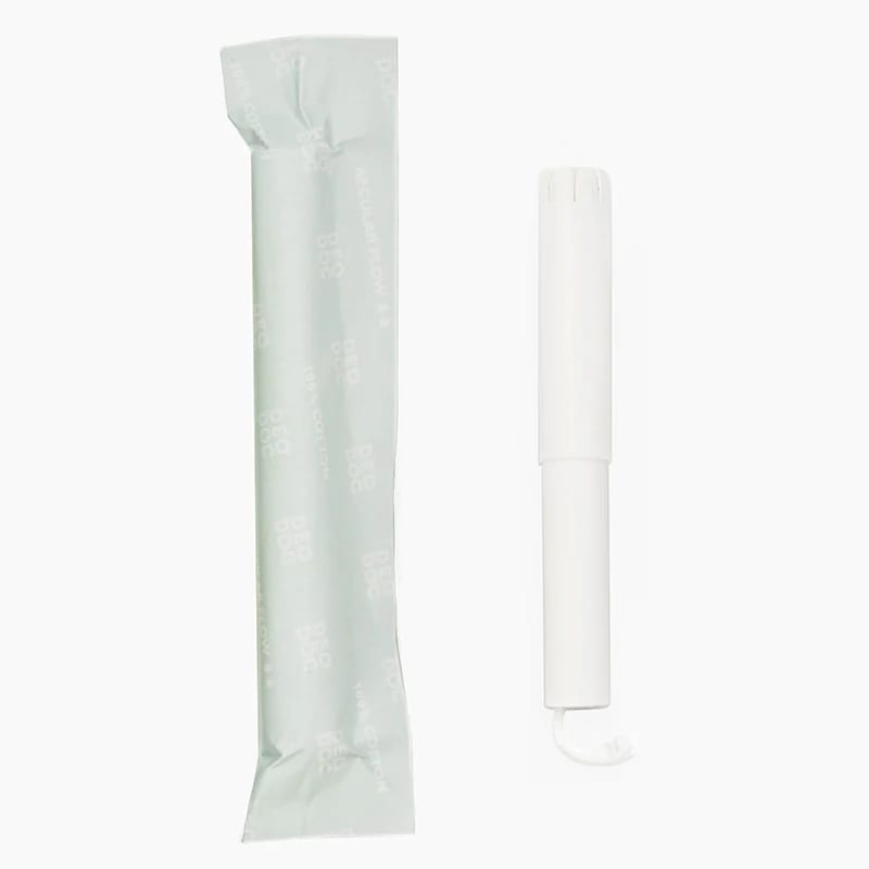 DeoDoc Ekologisk Bomullstampong Regular med Applikator 16 st DeoDoc