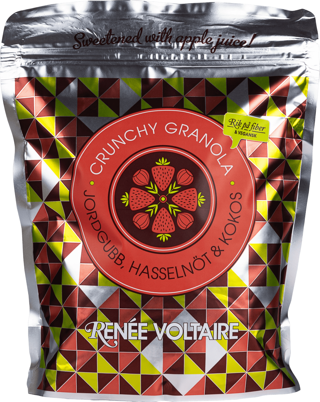 Renée Voltaire Crunchy Granola Jordgubb, Hasselnöt & Kokos 450 g Renée Voltaire