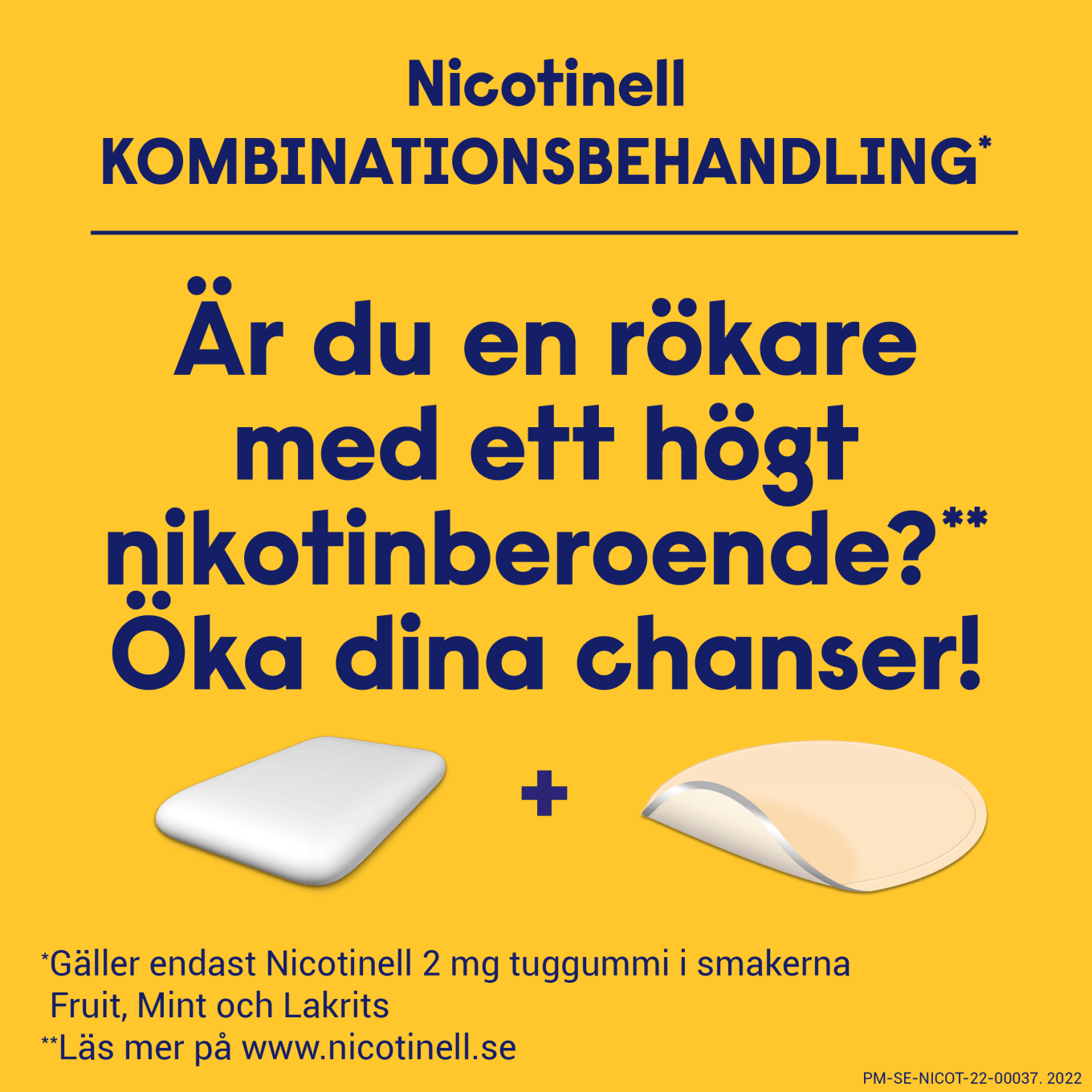 Nicotinell Lakrits Medicinskt tuggummi Nicotinell