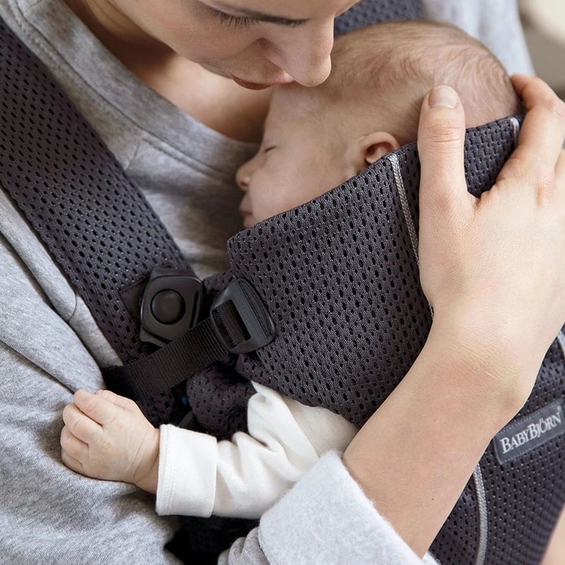 BabyBjörn Bärsele Mini Antracite 3D Mesh Babybjörn