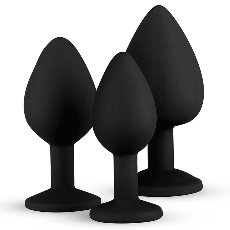 EasyToys Diamond Butt Plug Set 3 st Easytoys