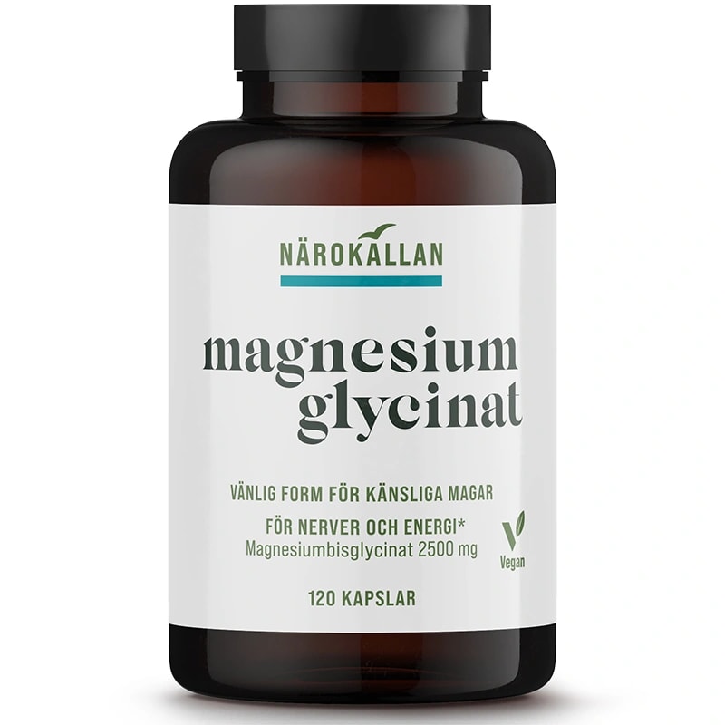 Närokällan Magnesiumglycinat 120 kapslar Närokällan