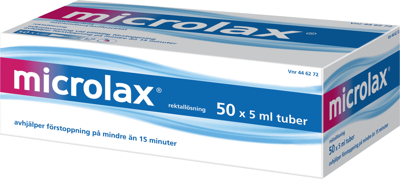 Microlax rektallösning tub 50x5ml Microlax