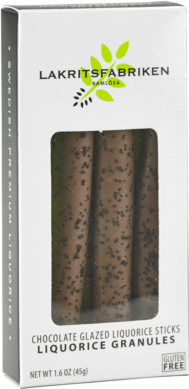 Lakritsfabriken Liquorice Sticks Milk Chocolate & Granul 45 g Lakritsfabriken
