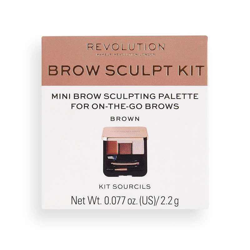 Revolution Brow Sculpt Kit 2,2 g Brown Revolution
