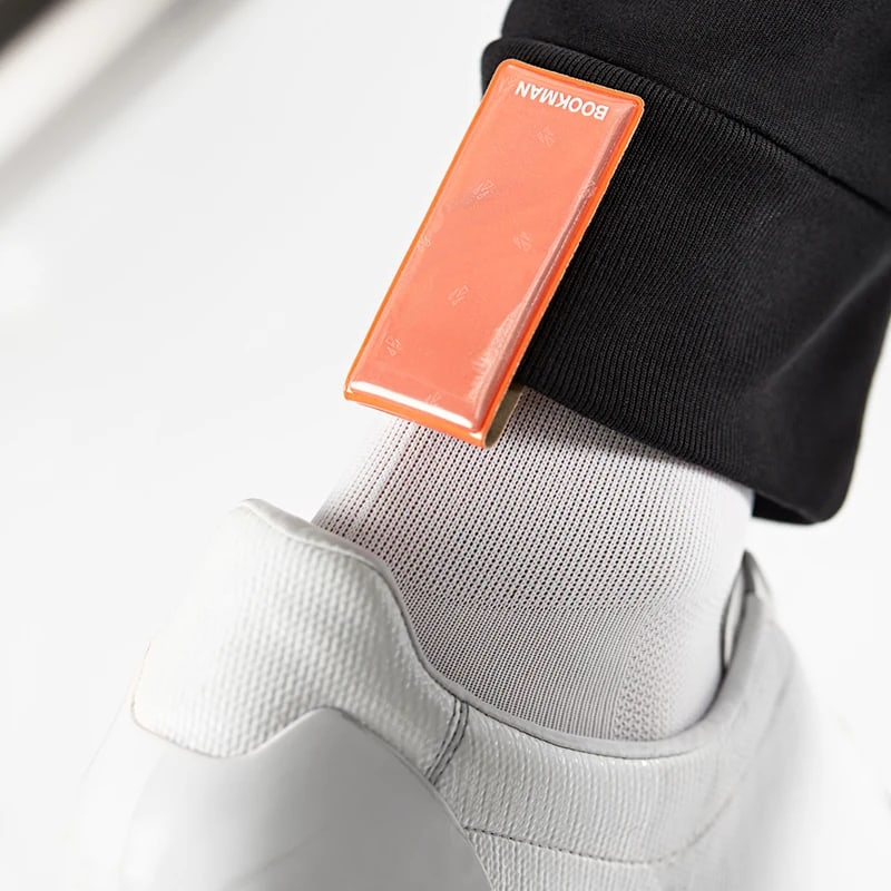Bookman Clip-On Reflectors Orange 2-pack Bookman