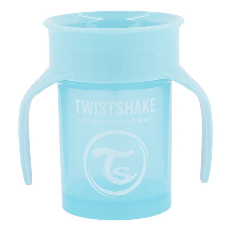 Twistshake 360 Cup 6+ mån Pastel Blue Twistshake