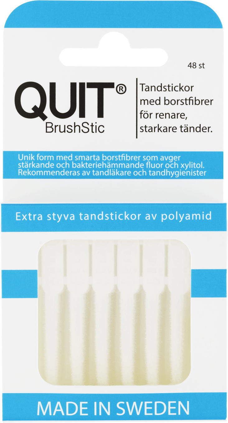 Quit Brushstic Tandstickor 48 st Quitbrushstic