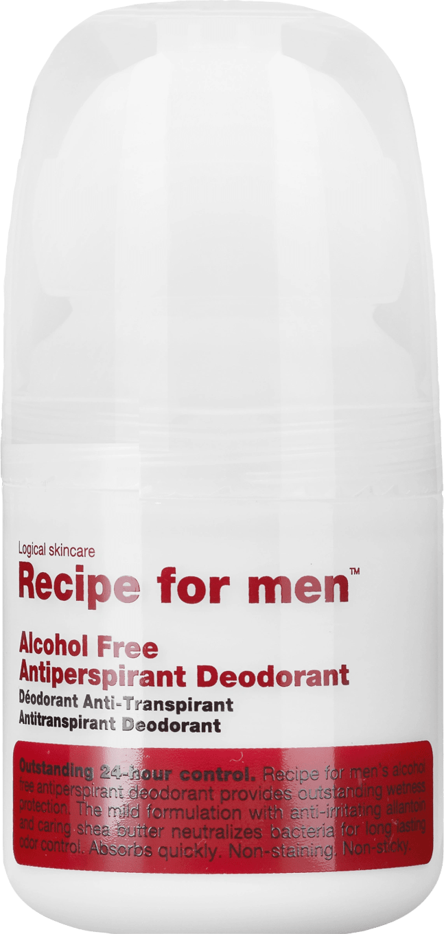 Recipe for Men Alcohol Free Antiperspirant Deodorant 60 ml Recipe for Men