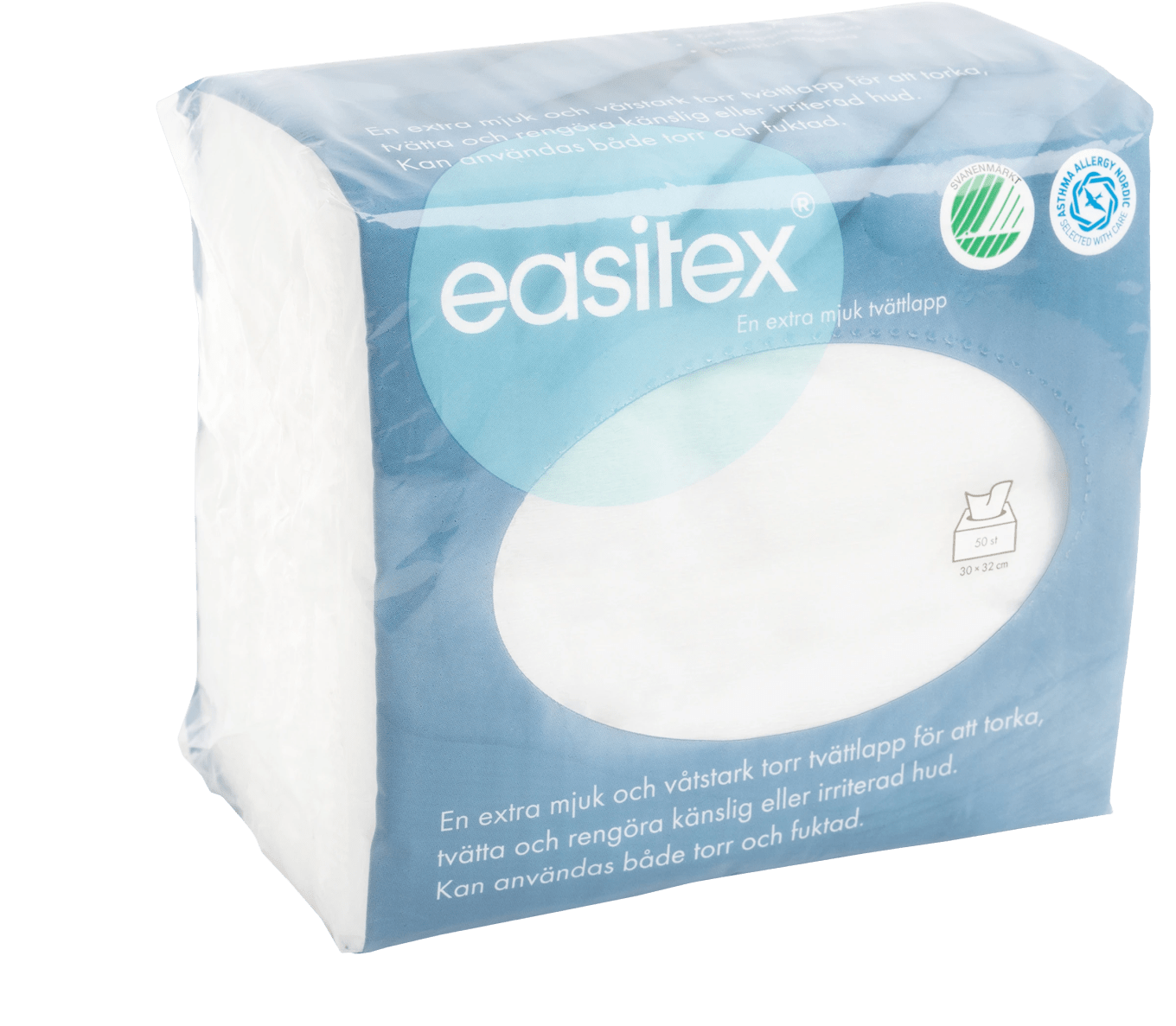 EasiTex Tvättlapp Extra mjuk 50st Easitex