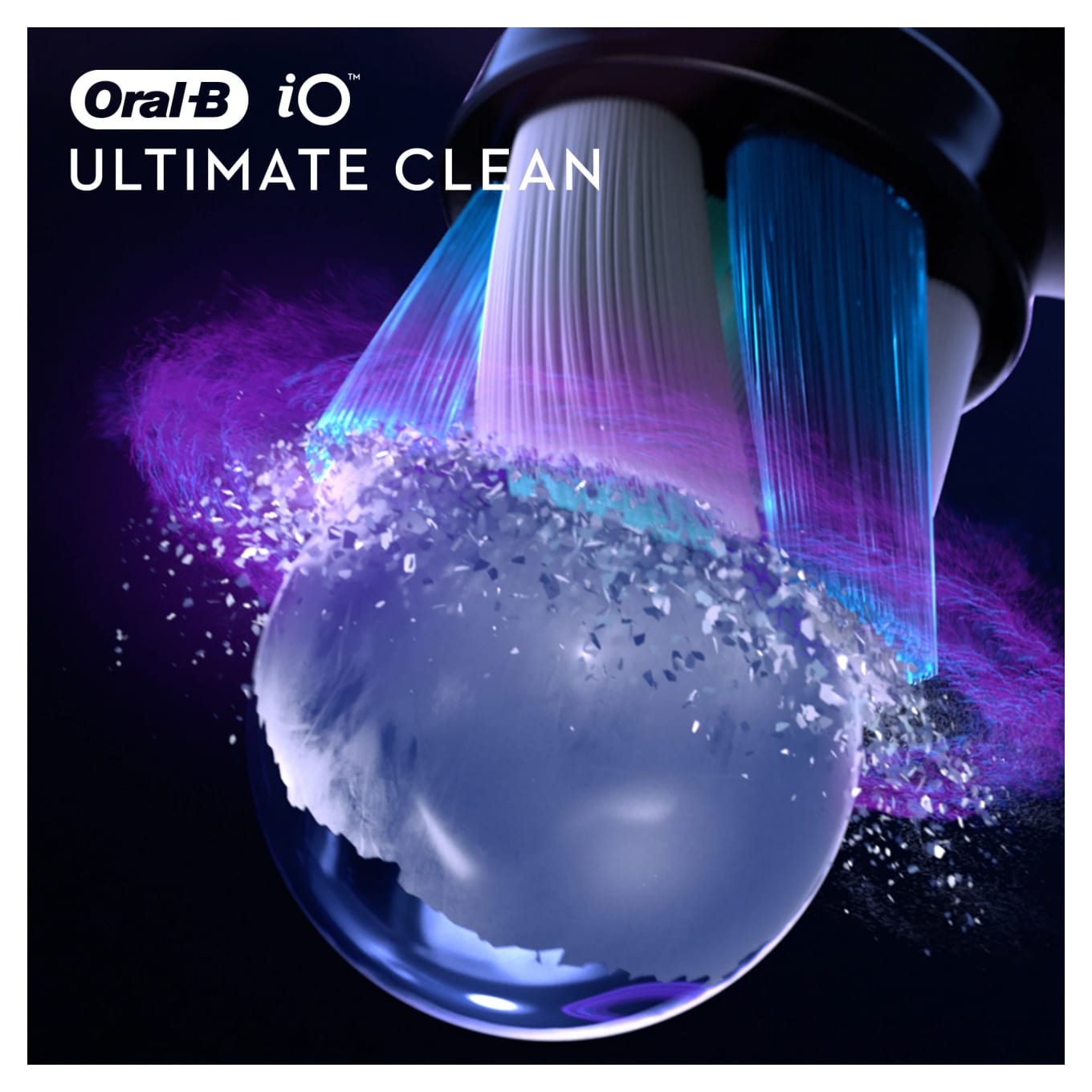 Oral-B iO Ultimate Clean Black Borsthuvud 2-pack Oral-B