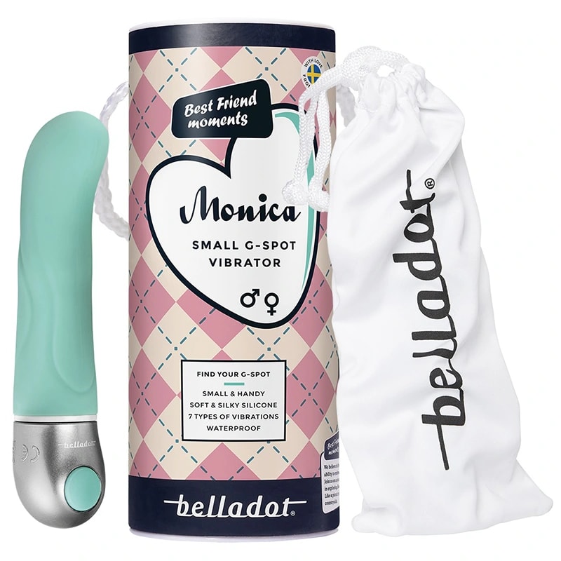 Belladot Monica Small G-Spot Vibrator Green Belladot