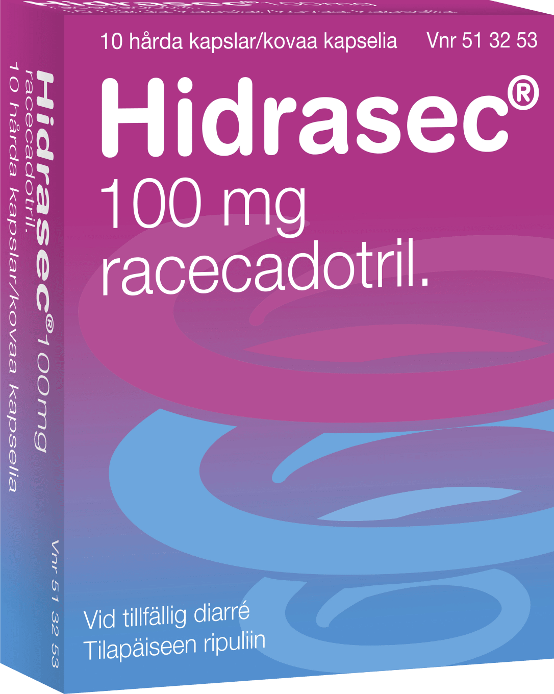 Hidrasec 100 mg 10 hårda kapslar Hidrasec