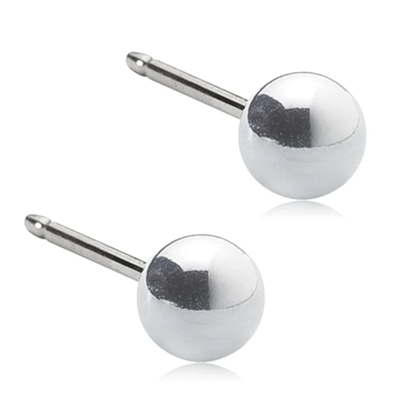 Blomdahl Örhängen Silver Ball 4 mm Blomdahl