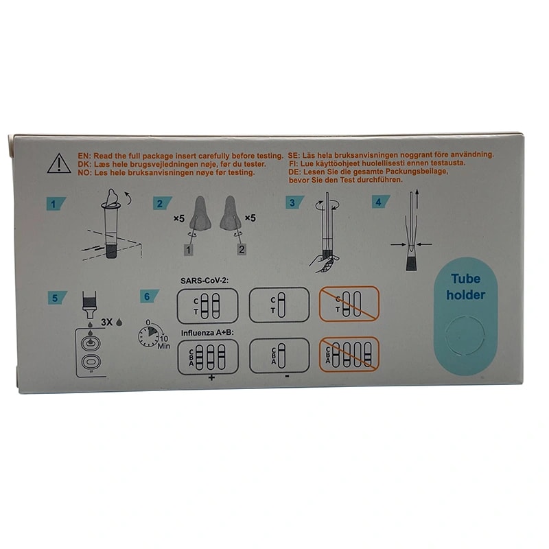 AllTest Kombinerat Självtest SARS-CoV-2 & Influensa A+B Antigen Näsprov 1-pack Alltest