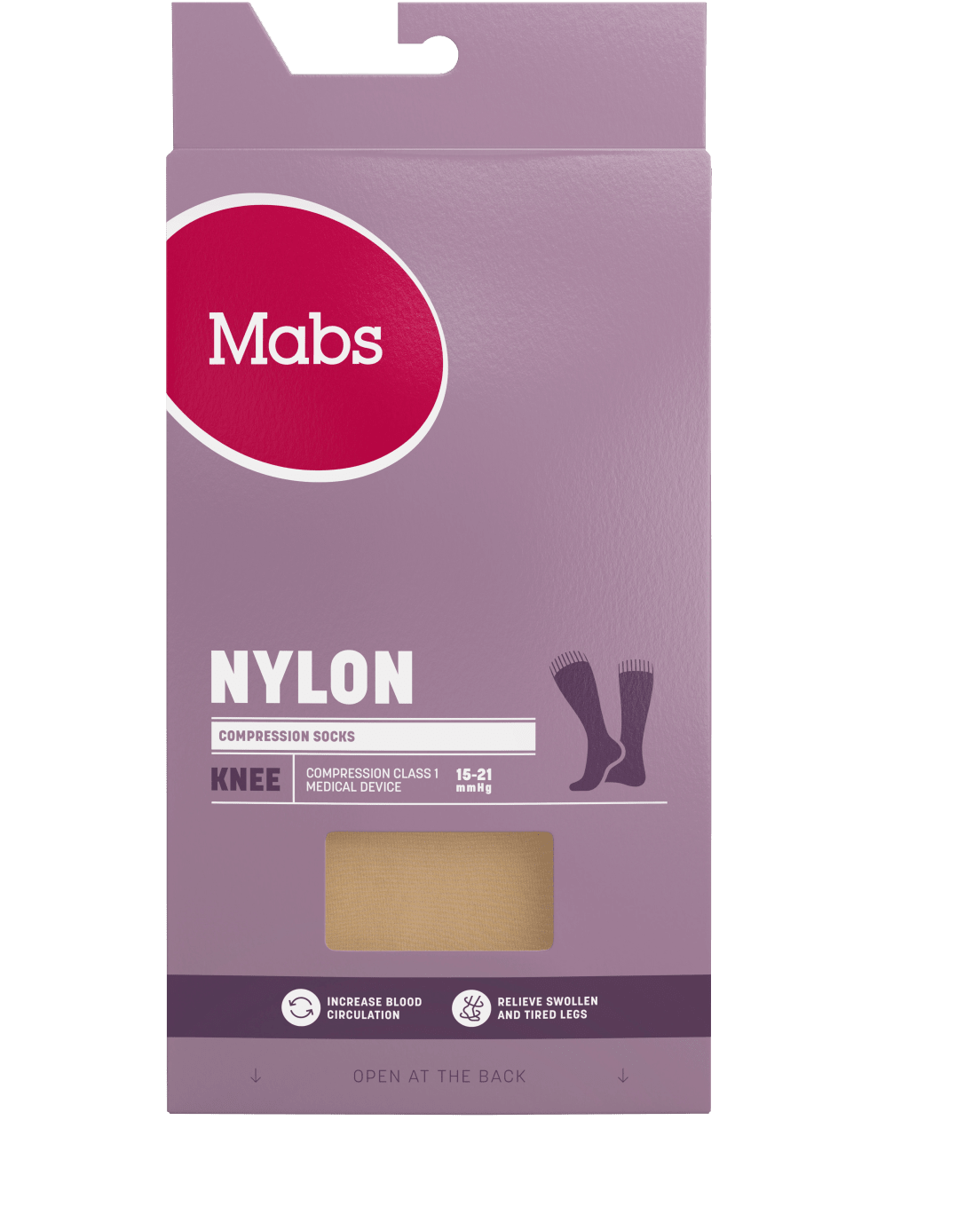 Mabs Nylon Knee Wide Sand 1 par M Mabs