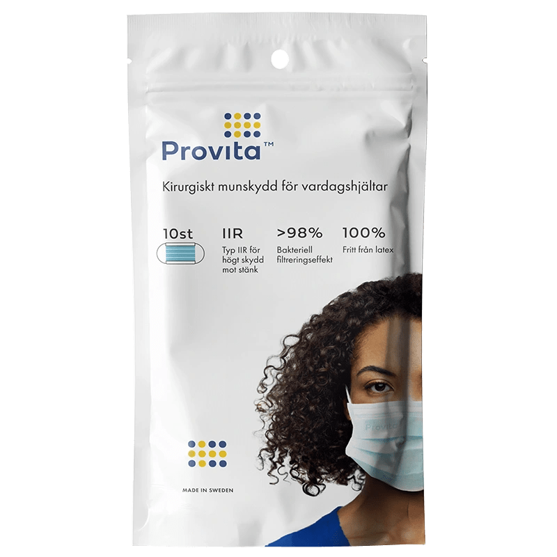 Provita Medical Munskydd IIR 10 st Blå Provita