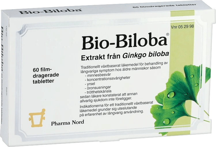 Pharma Nord Bio-Biloba filmdragerad tablett 60 st Pharma Nord