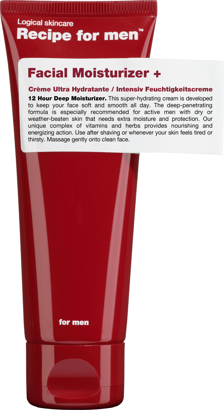 Recipe for Men Facial Moisturizer+ 75 ml Recipe for Men