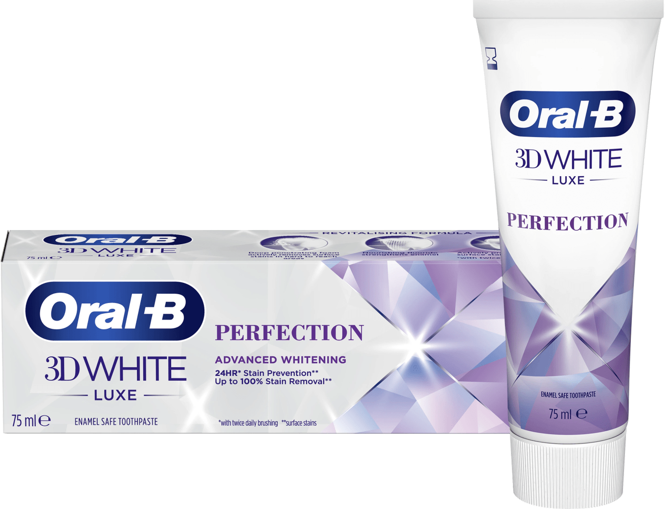Oral-B 3D White Luxe Perfection Tandkräm 75 ml Oral-B