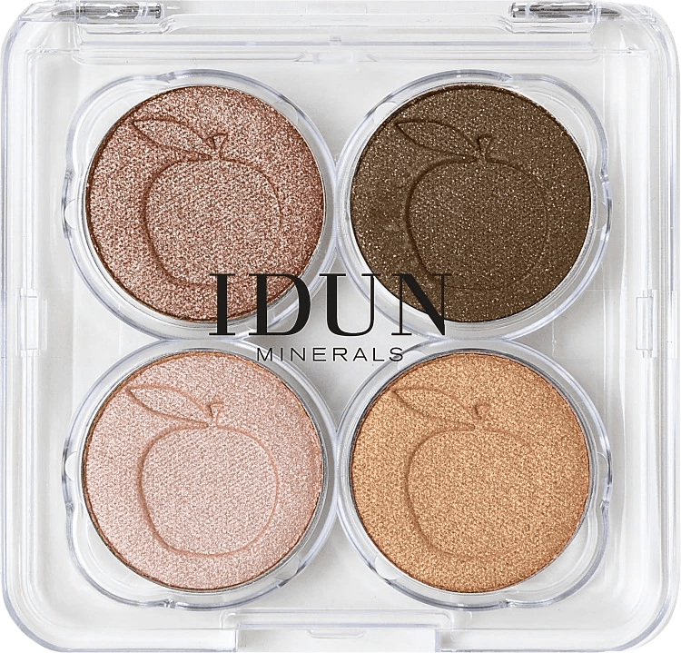 IDUN Minerals Mineral Eyeshadow Palette 4 g Brunkulla IDUN Minerals
