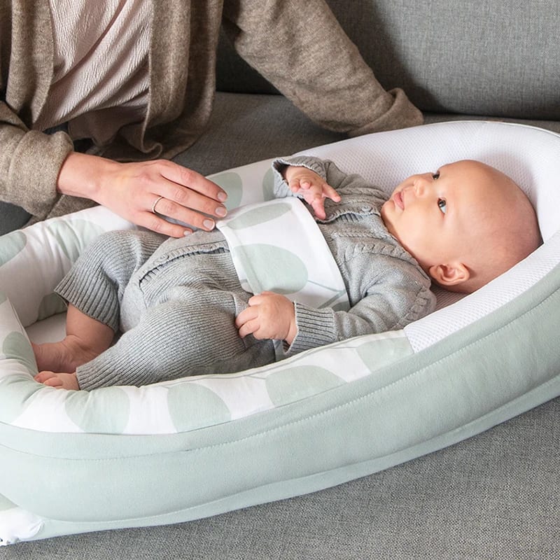 Doomoo Babynest Löv Grön Doomoo