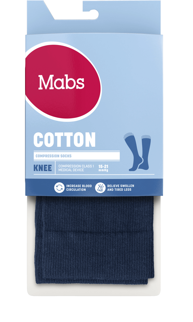 Mabs Cotton Knee Navy 1 par L Mabs