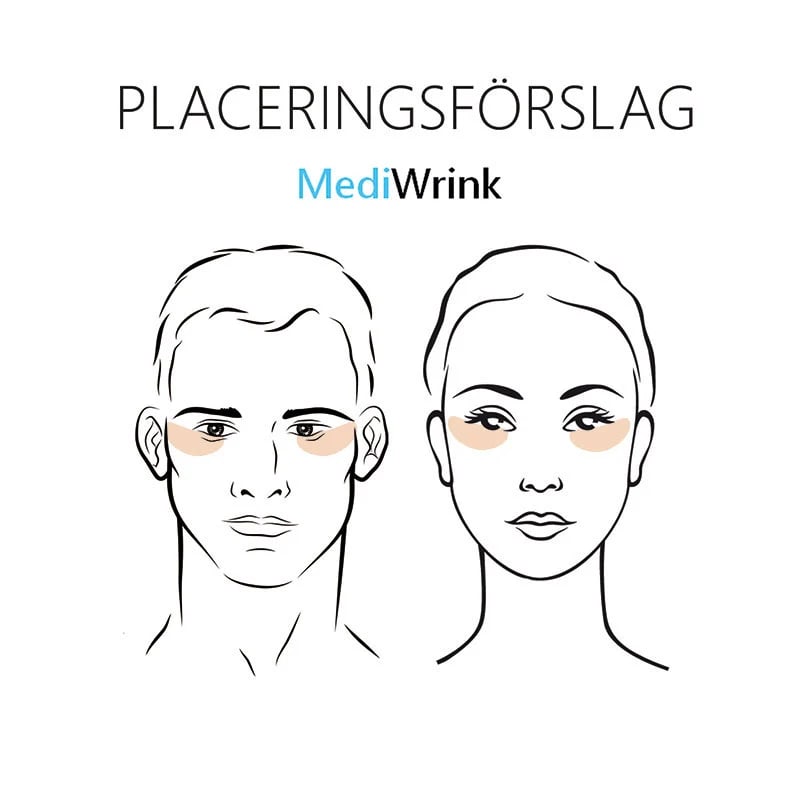 Swedish Solution MediWrink Rynkplåster Ögon Kråkspark Swedish Solution