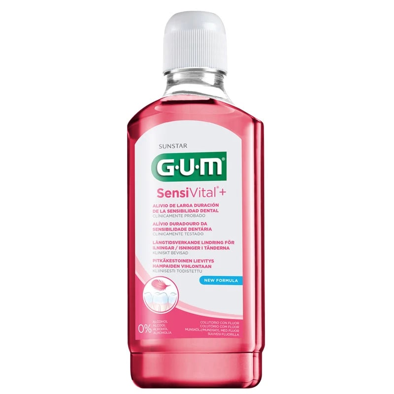GUM Sensivital+ Munskölj 500 ml Gum
