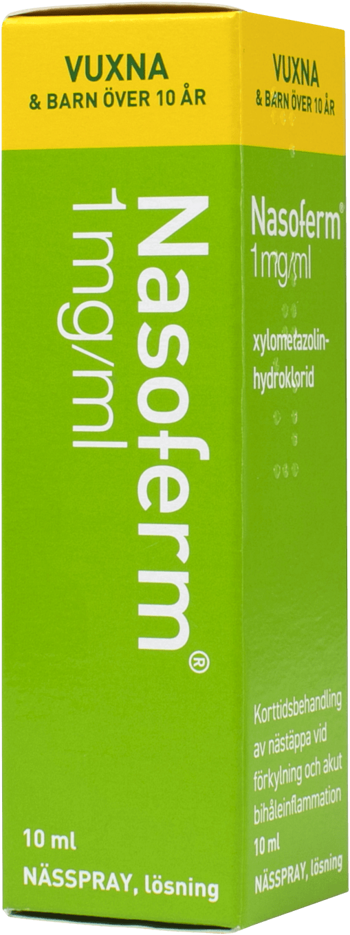 Nasoferm nässpray 1 mg/ml 10 ml Nasoferm