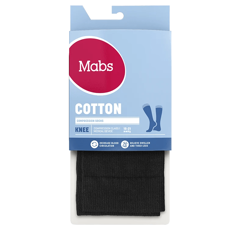 Mabs Cotton Knee Black 1 par M Mabs