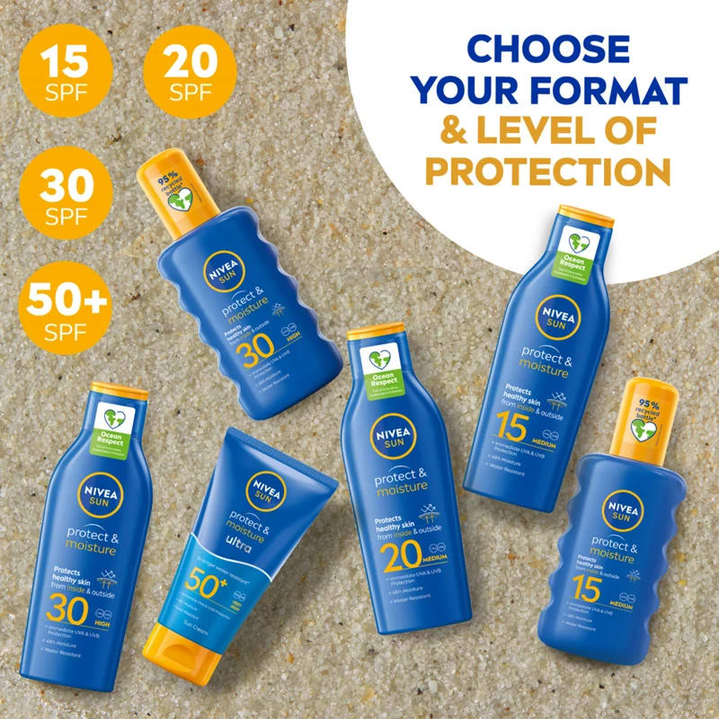 Nivea Sun Protect & Moisture Lotion SPF 15 200 ml Nivea