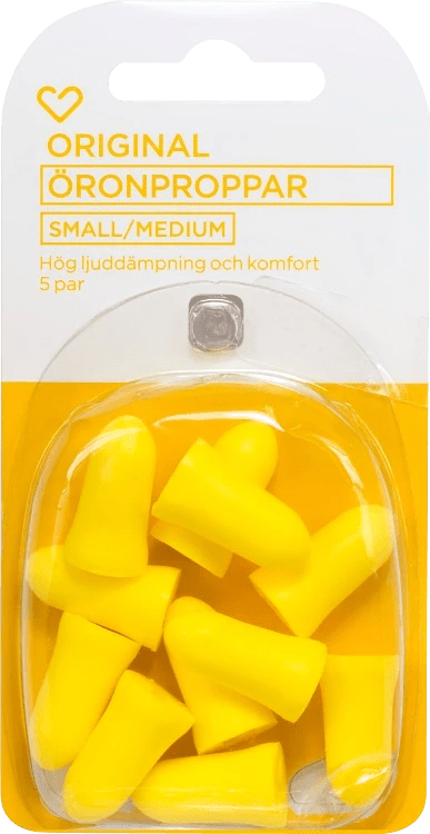 Hjärtats öronproppar small/medium 5 par Hjärtats