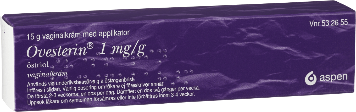 Ovesterin vaginalkräm 1 mg/g 1x15 g Ovesterin